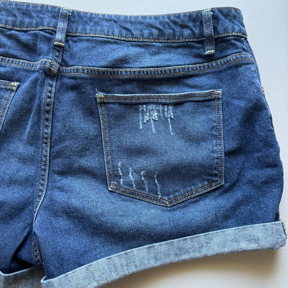 Faded Glory Rolled Cuff Jean Short Size 18 - Picture 5 of 10